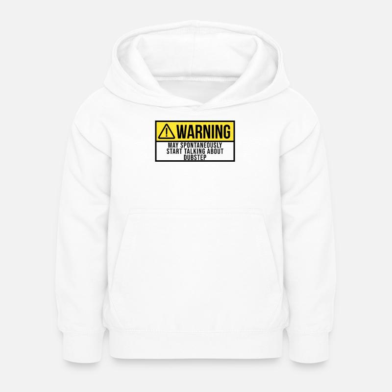Dubstep - Kids Hoodie - white