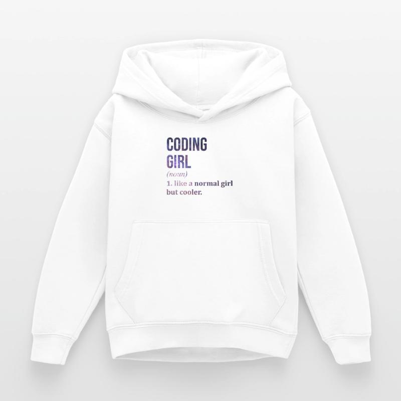 Codage Codage Codage Sweat à capuche Enfant