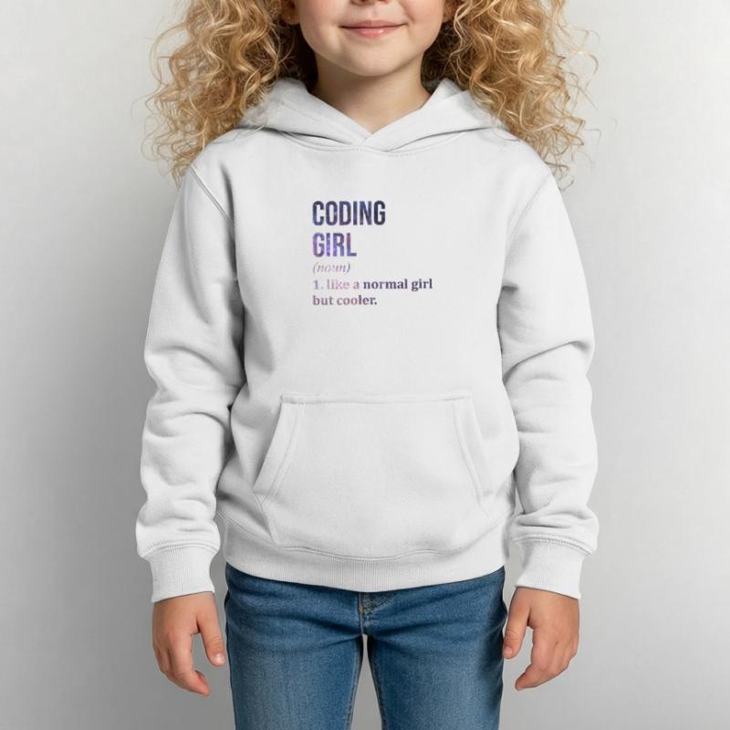 Codage Codage Codage Sweat à capuche Enfant