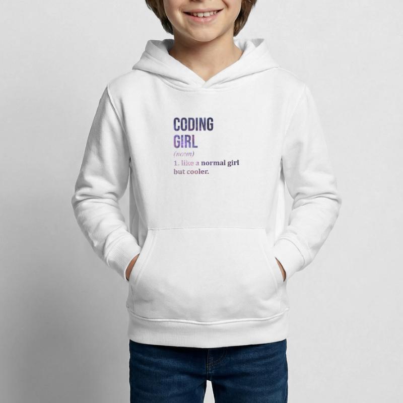 Codage Codage Codage Sweat à capuche Enfant