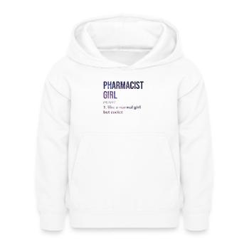 Pharmacy - Kids Hoodie - white - Front - AI Model Kid Female (0cm)
