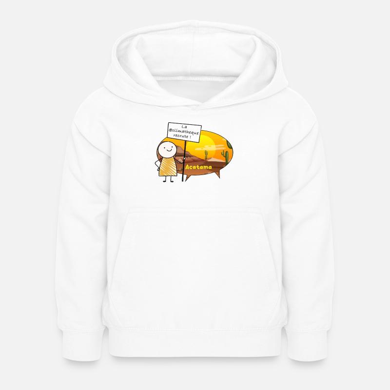 La_@climatheque_recrute - Sweat à capuche Enfant - blanc