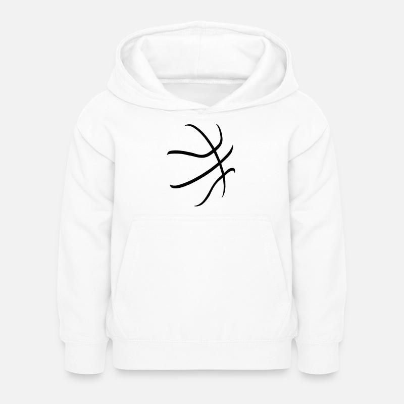 basketball - Sweat à capuche Enfant - blanc