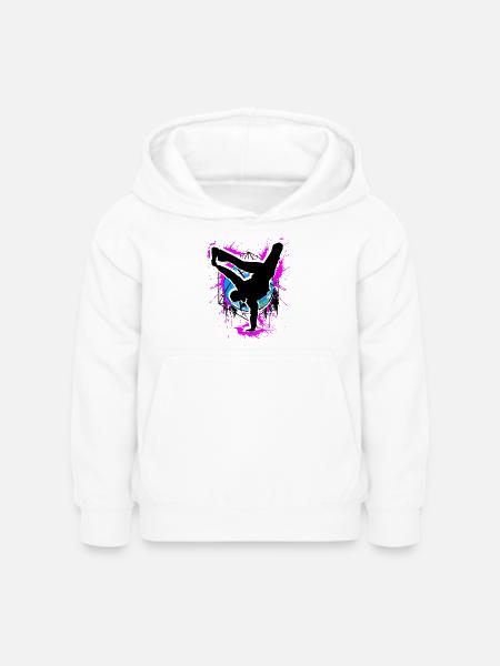 Breakdance - Breakdancer - Breakdancing - BBoy - Kinder Hoodie - Weiß