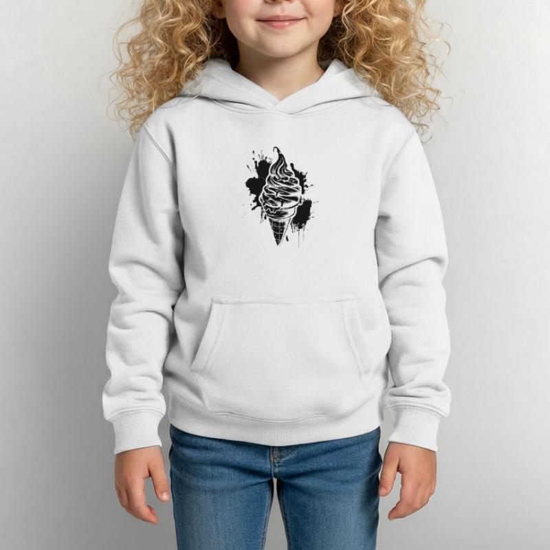 Eiswaffel Softeis Kinder Hoodie