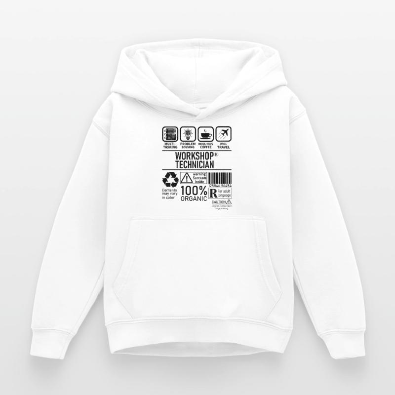 Workshop Technician multi tasking problem solving Kinder Hoodie