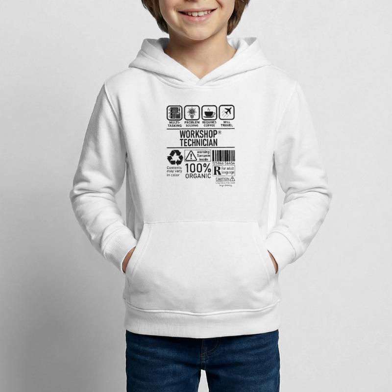 Workshop Technician multi tasking problem solving Kinder Hoodie