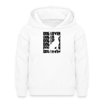 Snowboarders - Kids Hoodie - white - Front - AI Model Kid Female (0cm)