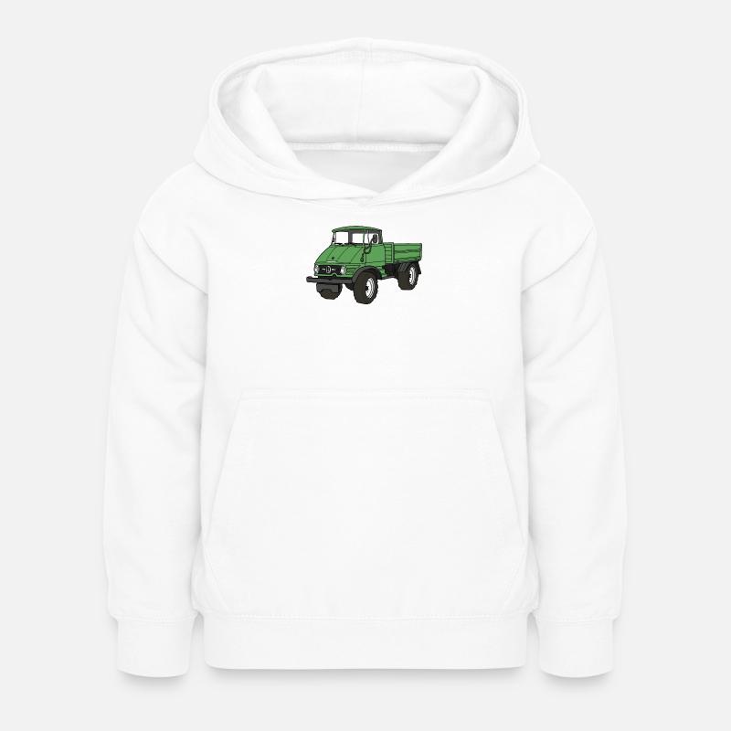IMOGDIA - Sweat à capuche Enfant - blanc