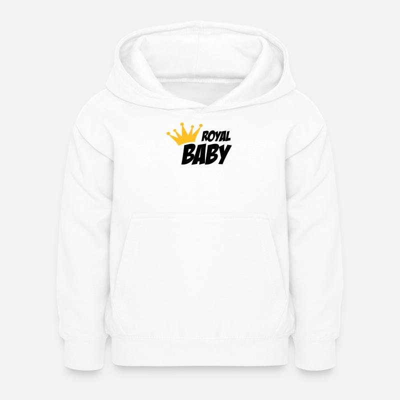 Royal Baby - Sweat à capuche Enfant - blanc