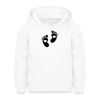 Baby - Sweat à capuche Enfant - blanc - Devant - AI Model Kid Female (0cm)