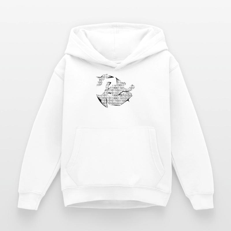 binary code Kids Hoodie
