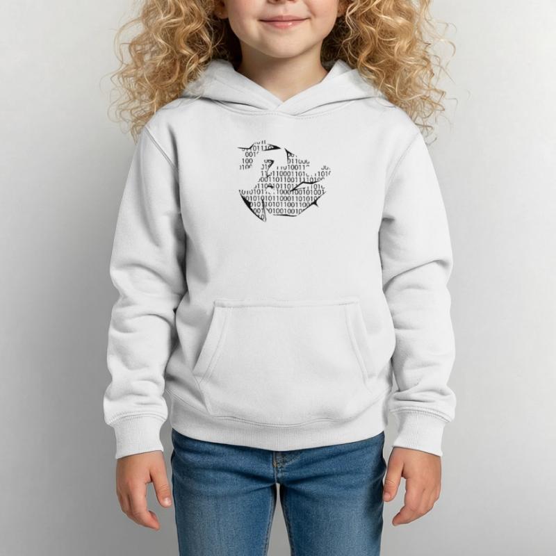 binary code Kids Hoodie