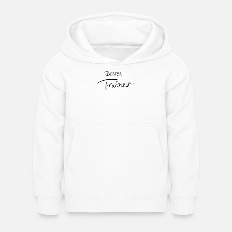 Meilleur entraîneur - Sweat à capuche Enfant - blanc