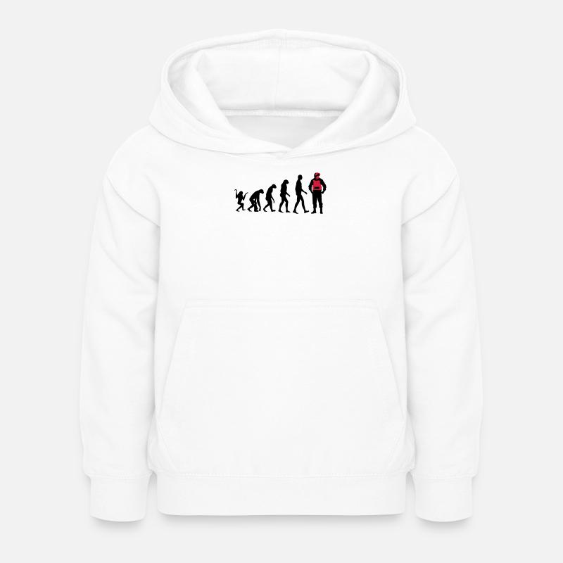 Police - Sweat à capuche Enfant - blanc