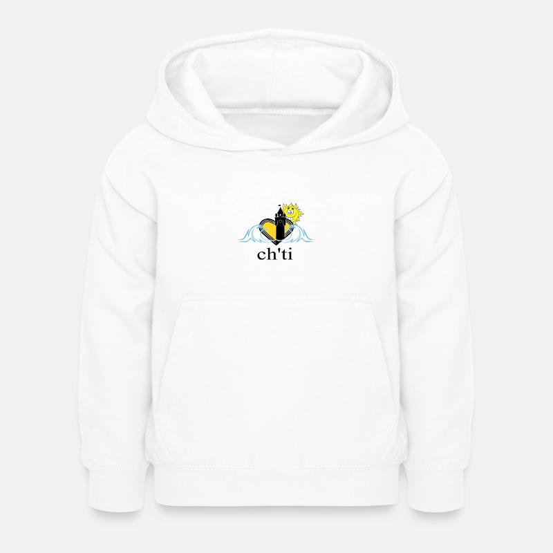ch'ti - Sweat à capuche Enfant - blanc