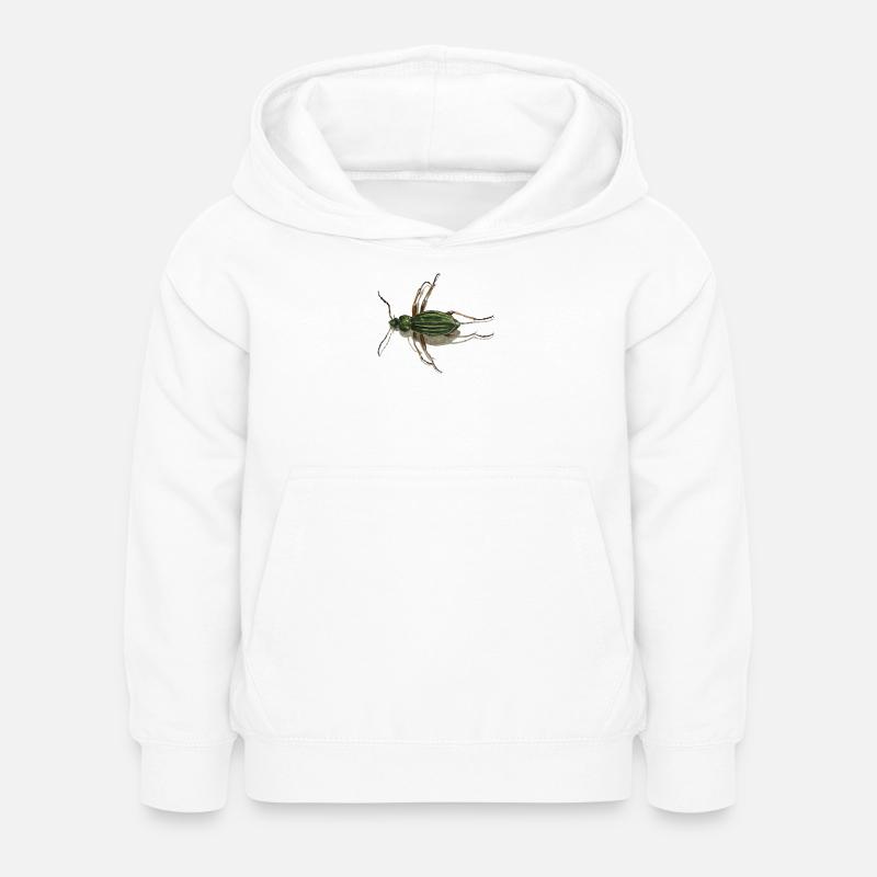 Coléoptère d'or - Sweat à capuche Enfant - blanc
