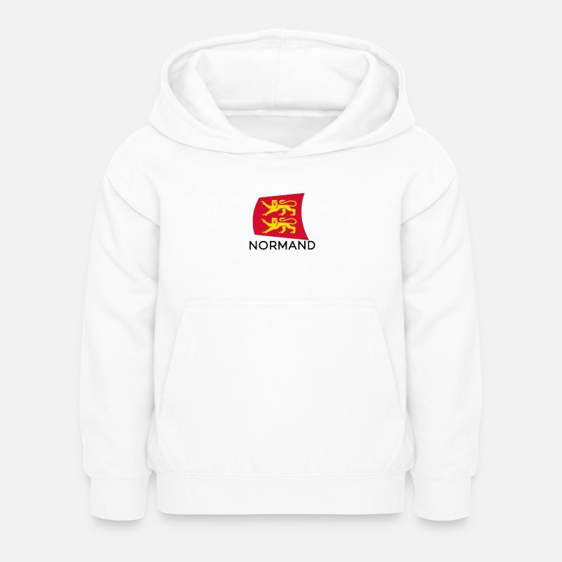 normandie - Sweat à capuche Enfant - blanc