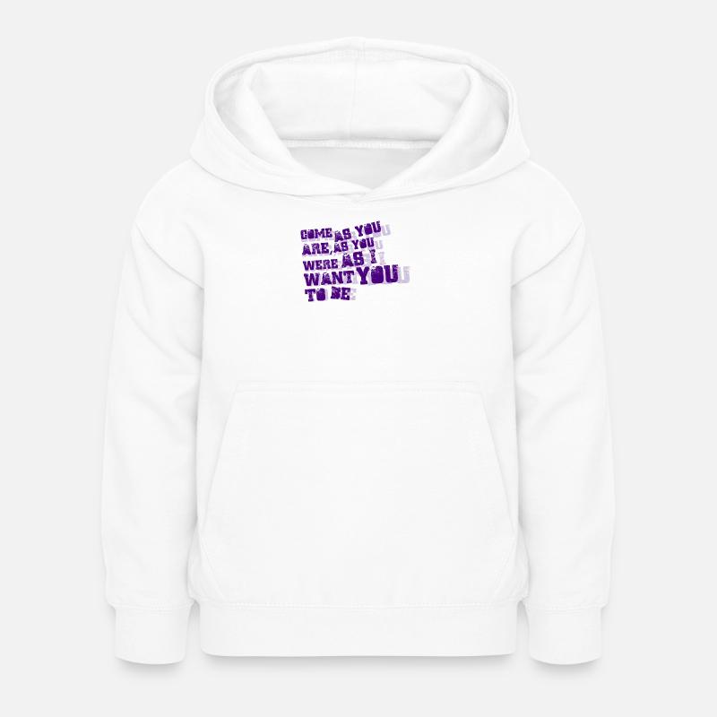 Nirvana - Venez comme vous êtes - Sweat à capuche Enfant - blanc