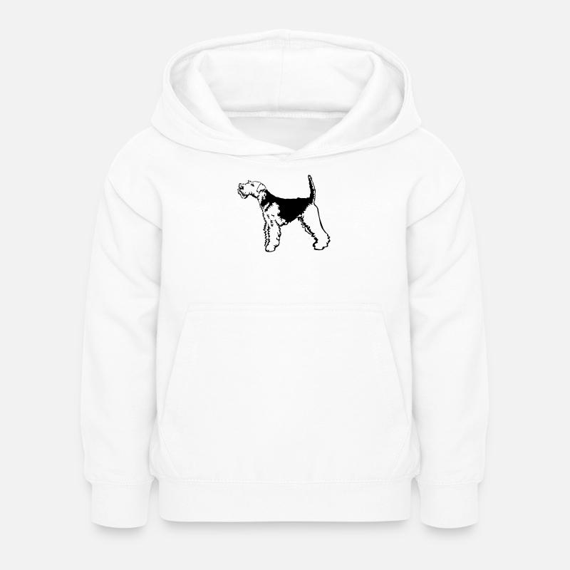 Welsh Terrier - Kinder Hoodie - Weiß