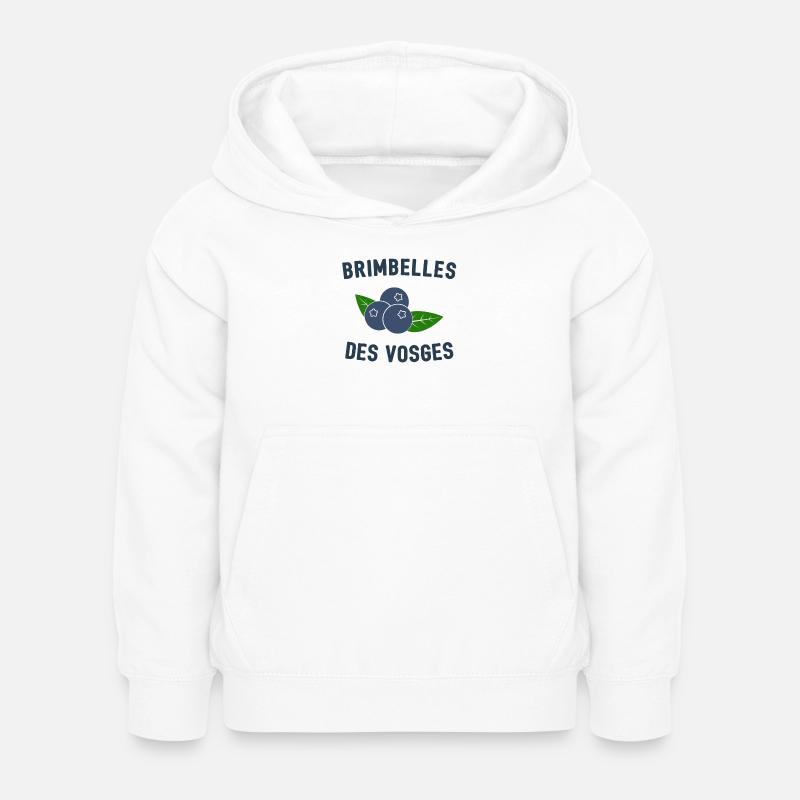 Brimbelles des Vosges - Sweat à capuche Enfant - blanc