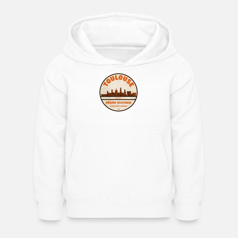 Insignia del Horizonte de Toulouse - Sudadera con capucha para niños - blanco