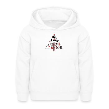 Fire Brigade Hose Fire Extinguisher Rescuer - Kids Hoodie - white - Front - AI Model Kid Female (0cm)