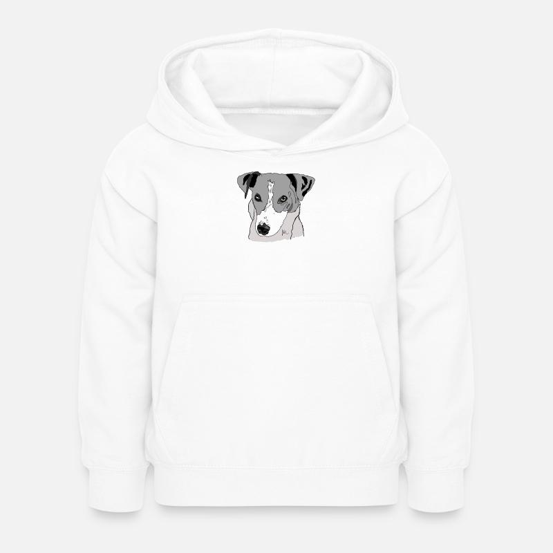 Jack Russel Terrier - Sweat à capuche Enfant - blanc