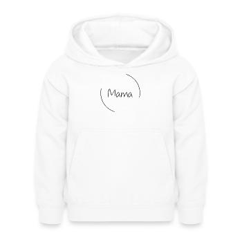 Mama - Kinder Hoodie - Weiß - Vorne - AI Model Kid Female (0cm)