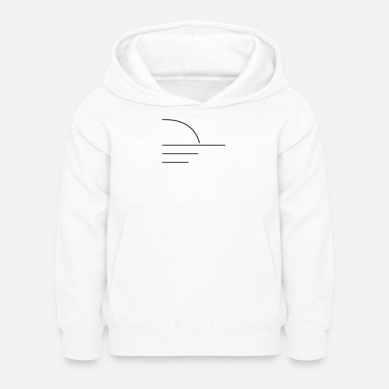 Soleil - Sweat à capuche Enfant - blanc