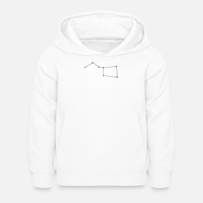 Constellation de la Grande Ourse - Sweat à capuche Enfant - blanc