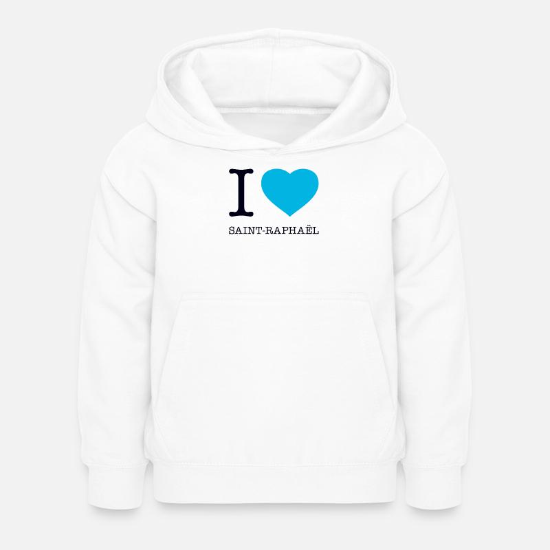 J’AIME SAINT-RAPHAËL - Sweat à capuche Enfant - blanc