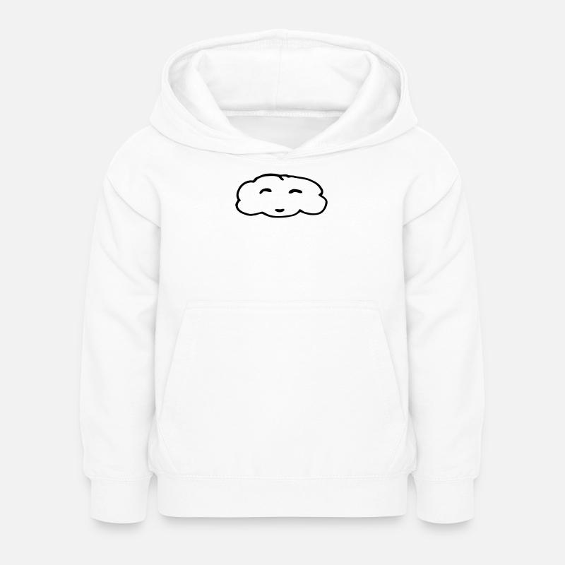 Cloud - Kids Hoodie - white
