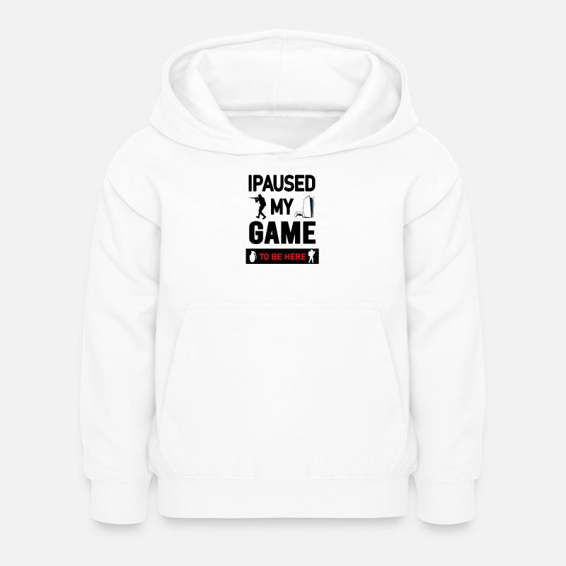 Conception graphique de console et de manette de jeu - Sweat à capuche Enfant - blanc