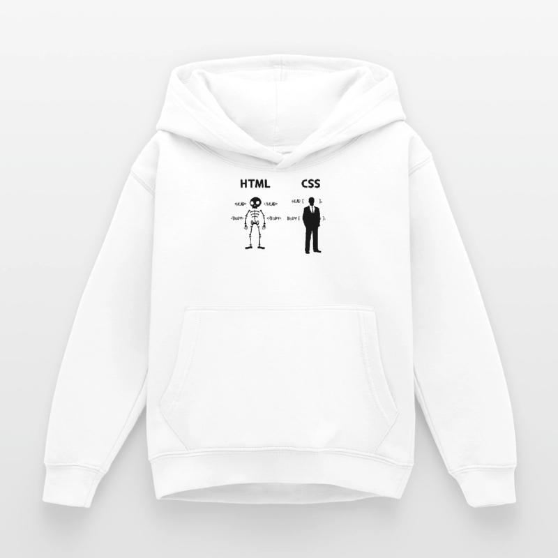 Developer Programmierer Coden Css Skripting Code Kinder Hoodie