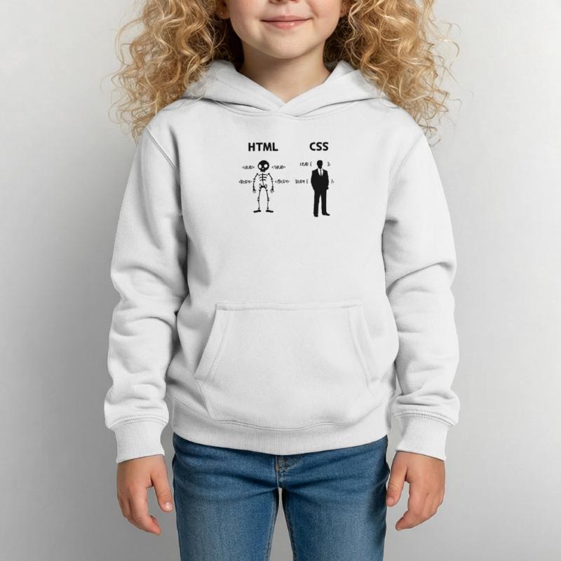Développeur Programmeur Coden Code de script CSS Sweat à capuche Enfant