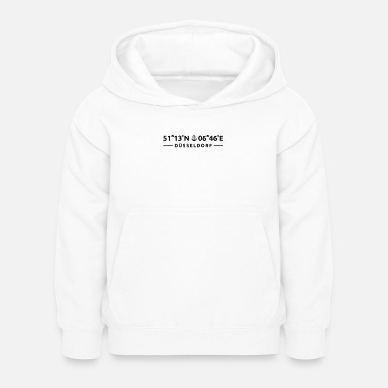 Dusseldorf - Sweat à capuche Enfant - blanc