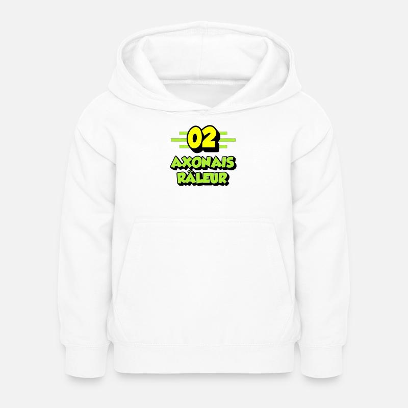 Axonais râleur - Sweat à capuche Enfant - blanc
