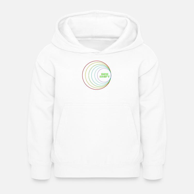 Red Shift - Kids Hoodie - white