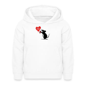 Holiday Rebel: Graffiti Greetings - Kinder Hoodie - Weiß - Vorne - AI Model Kid Female (0cm)