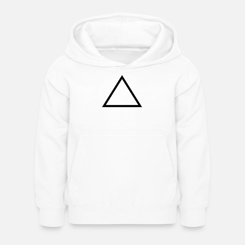 Triangle - Sweat à capuche Enfant - blanc
