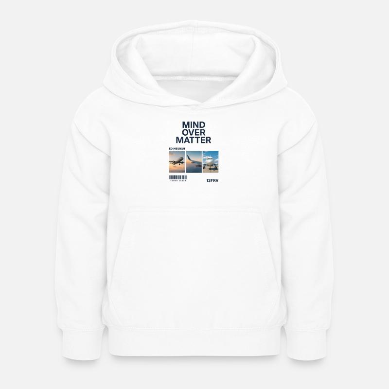 Mind Over Matter: Edinburgh Triptychon - Kinder Hoodie - Weiß
