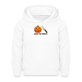 Devinez le film Drôle Humoristique - Sweat à capuche Enfant - blanc - Devant - AI Model Kid Female (0cm)