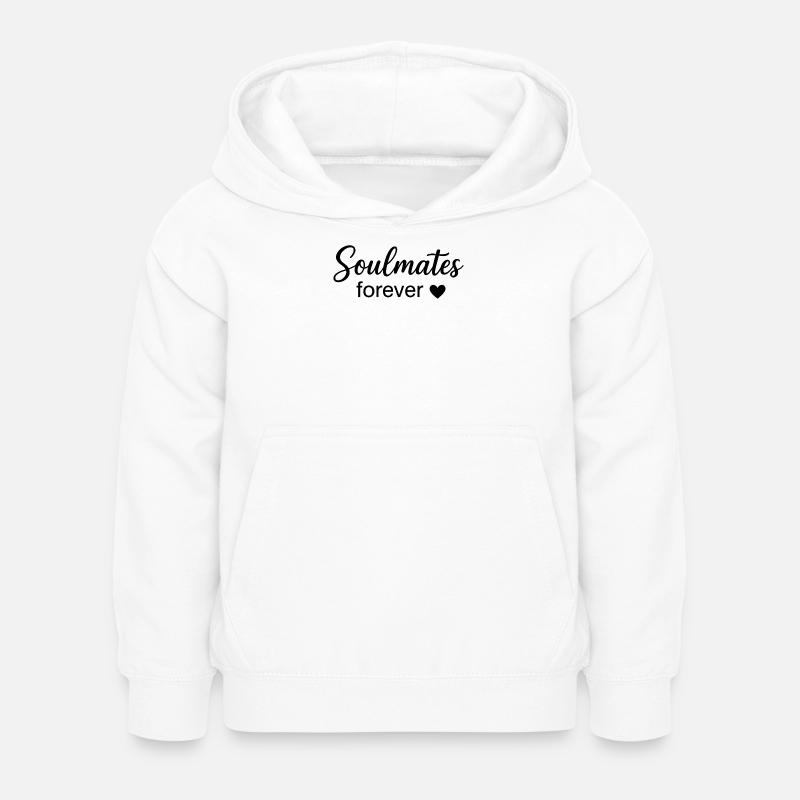 Eternal Souls Boho Scripture Design - Kids Hoodie - white