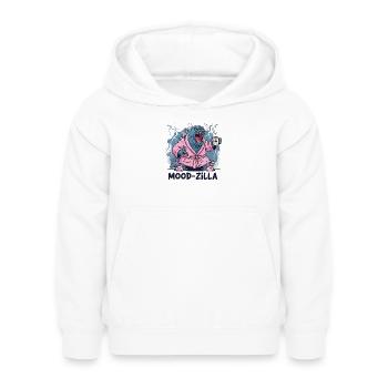 Morgendliche Wut - Kinder Hoodie - Weiß - Vorne - AI Model Kid Female (0cm)