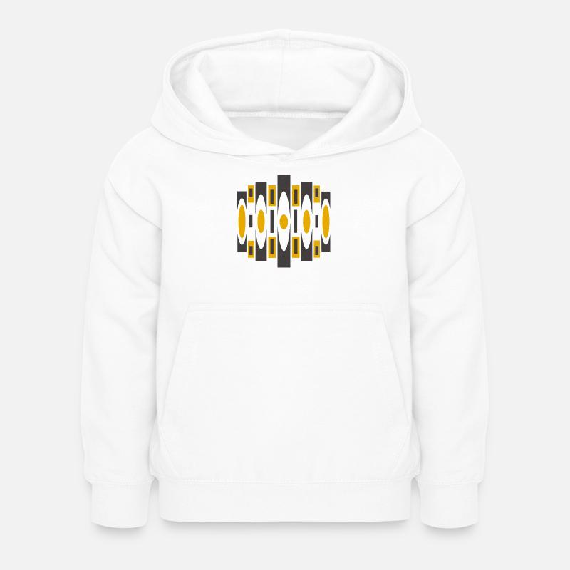 Psychedelic pattern by Cean - Kids Hoodie - white