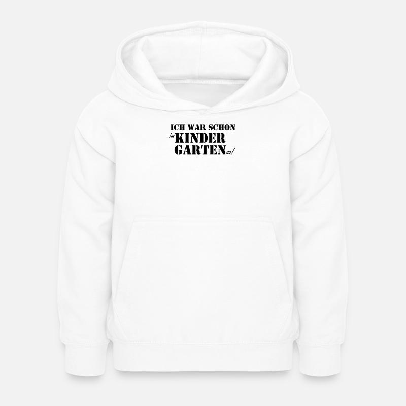 School Beginner Kindergarten - Kids Hoodie - white