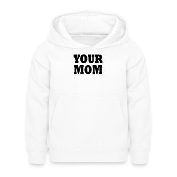 Your mom - Kinder Hoodie - Weiß - Vorne - AI Model Kid Female (0cm)