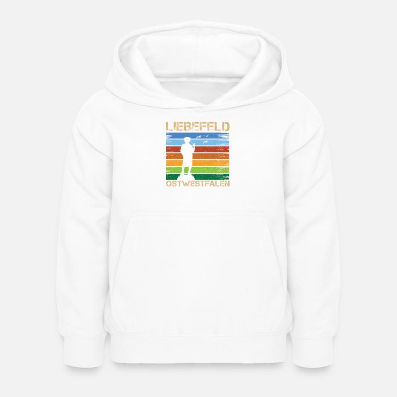 Liebefeld ❤ Leineweber - Kinder Hoodie - Weiß