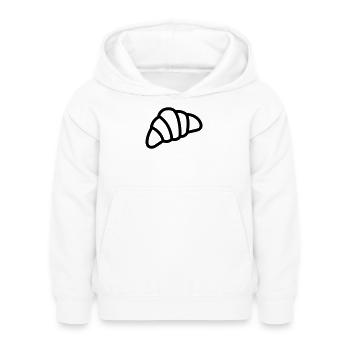 crescent - Kids Hoodie - white - Front - AI Model Kid Female (0cm)
